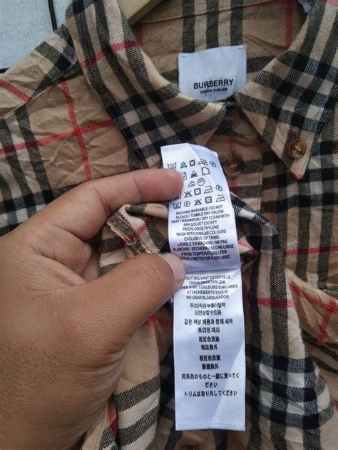 burberry shirt thailand|Burberry jacket made in Thailand.